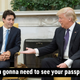 Image for article titled 44 Very Disrespectful Photoshops of Trump's Canadian Handshake That We in No Way Condone